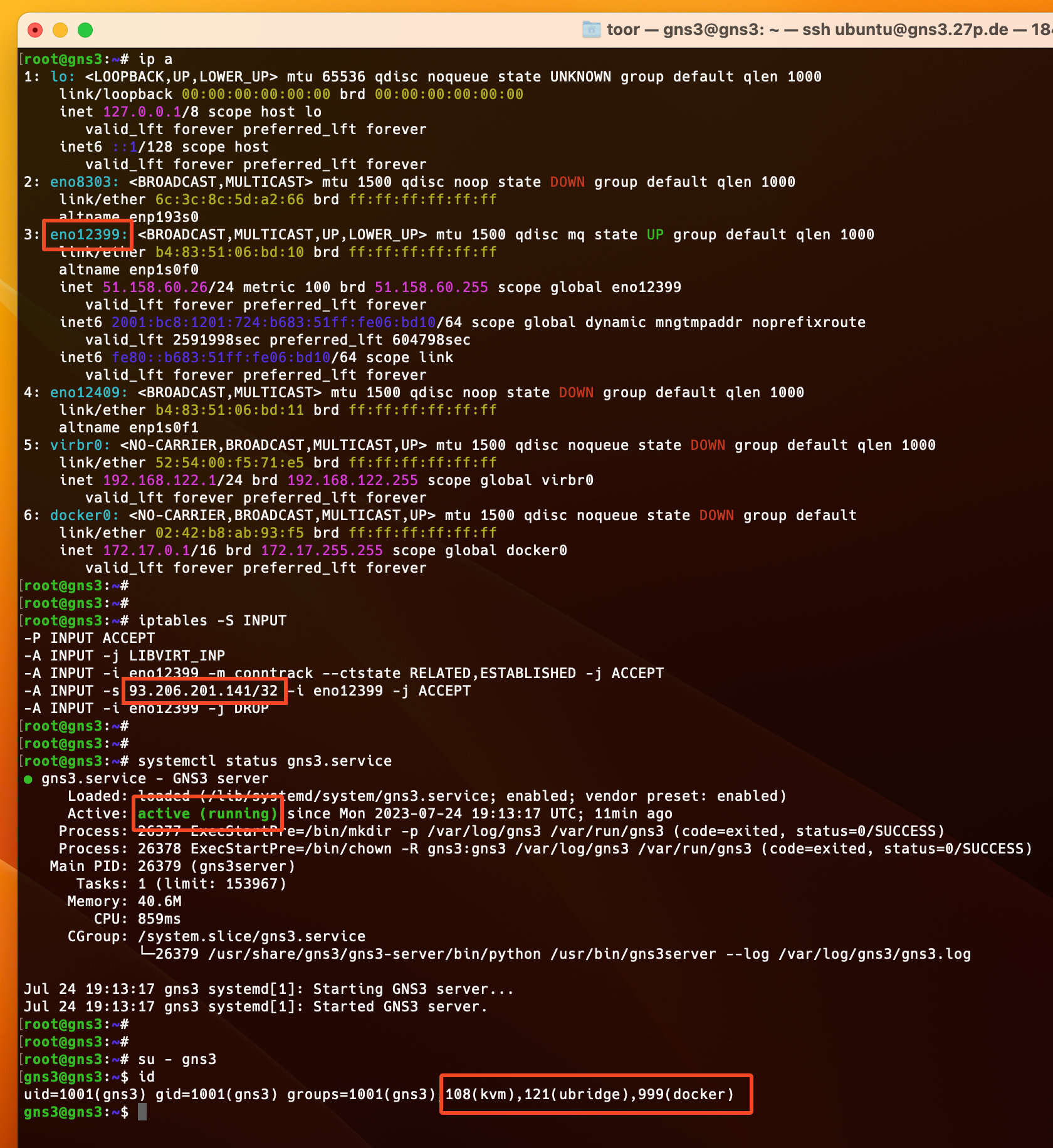 Check if everything is okay